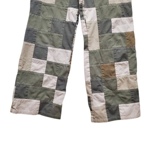 RARE Vintage 2000 Tommy Hilfiger Pants Rare Wide Leg Patchwork Panels - Picture 4 of 16